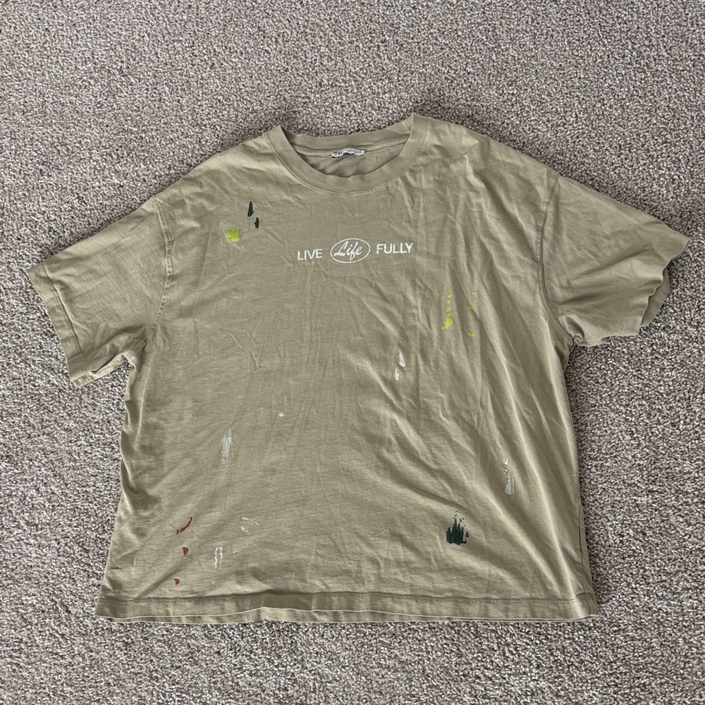 Zara green boho T-Shirt